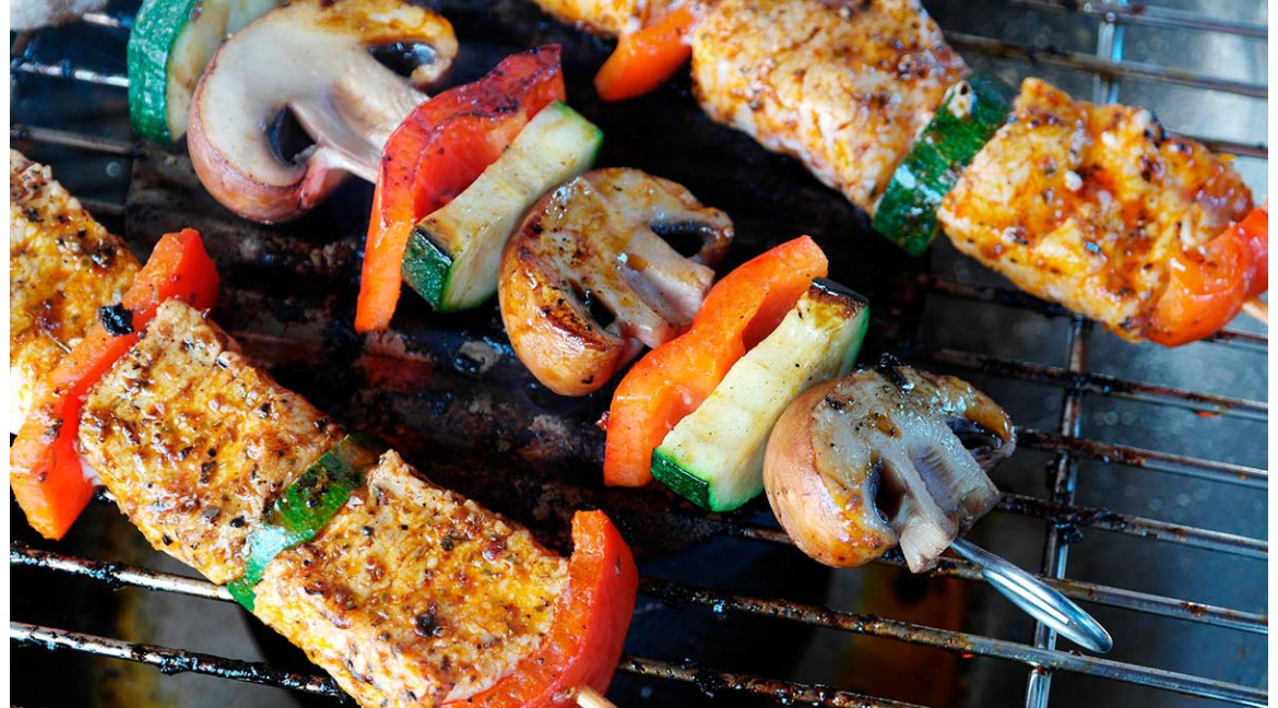 A vegetarian barbecue suitable for all guests